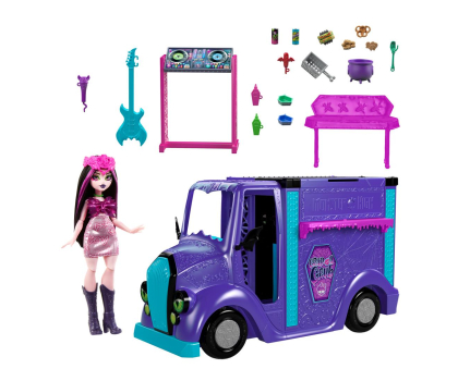 Lalka i akcesoria Mattel Koncertowy Food Truck + Lalka Zestaw